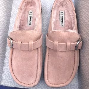 Buckley Shearling Soft Pink  38 US L 7 M 5 Narrow fit